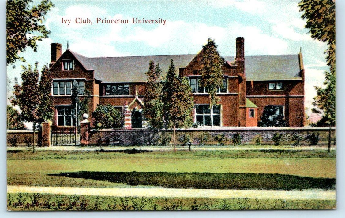 PRINCETON UNIVERSITY, New Jersey NJ ~ IVY CLUB c1910s Eating Club Postcard