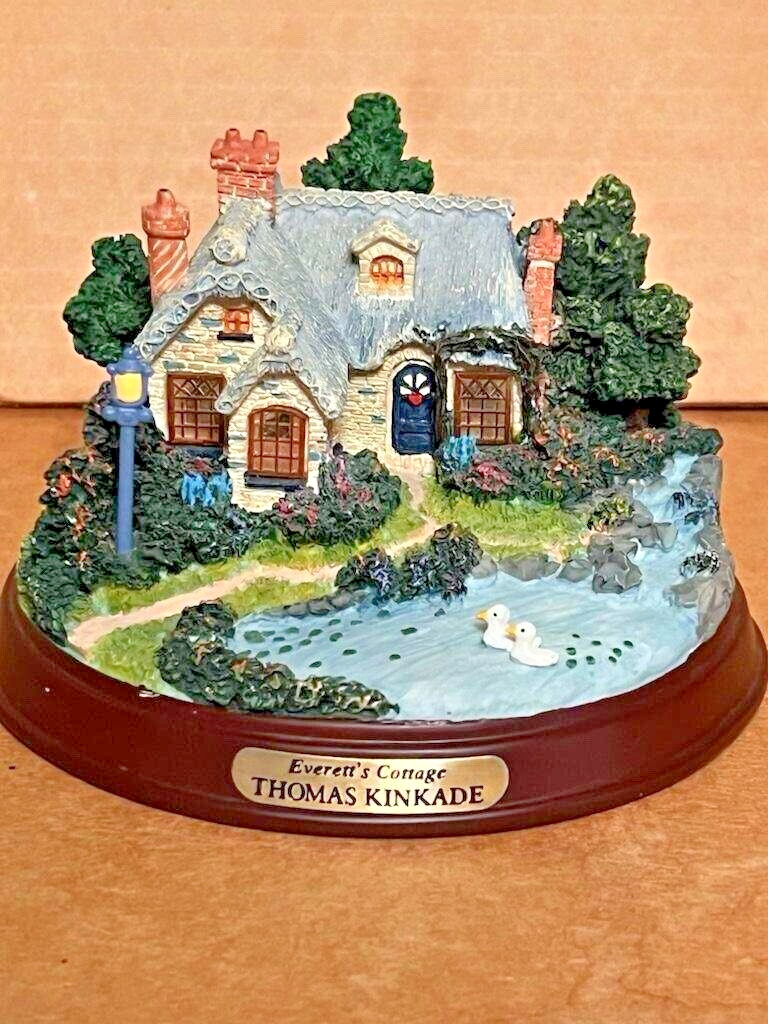 Everett’s Cottage By Thomas Kinkade Collectible/Decor & Great For Displaying