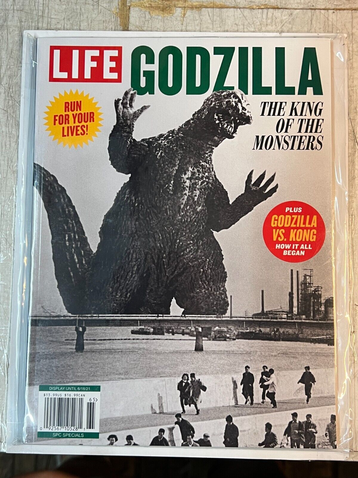 Life Magazine October 2021 Godzilla The King Of The Monsters Special Edition | C