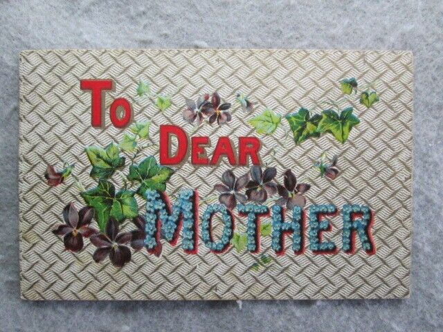 Antique To Dear Mother Postcard 1914