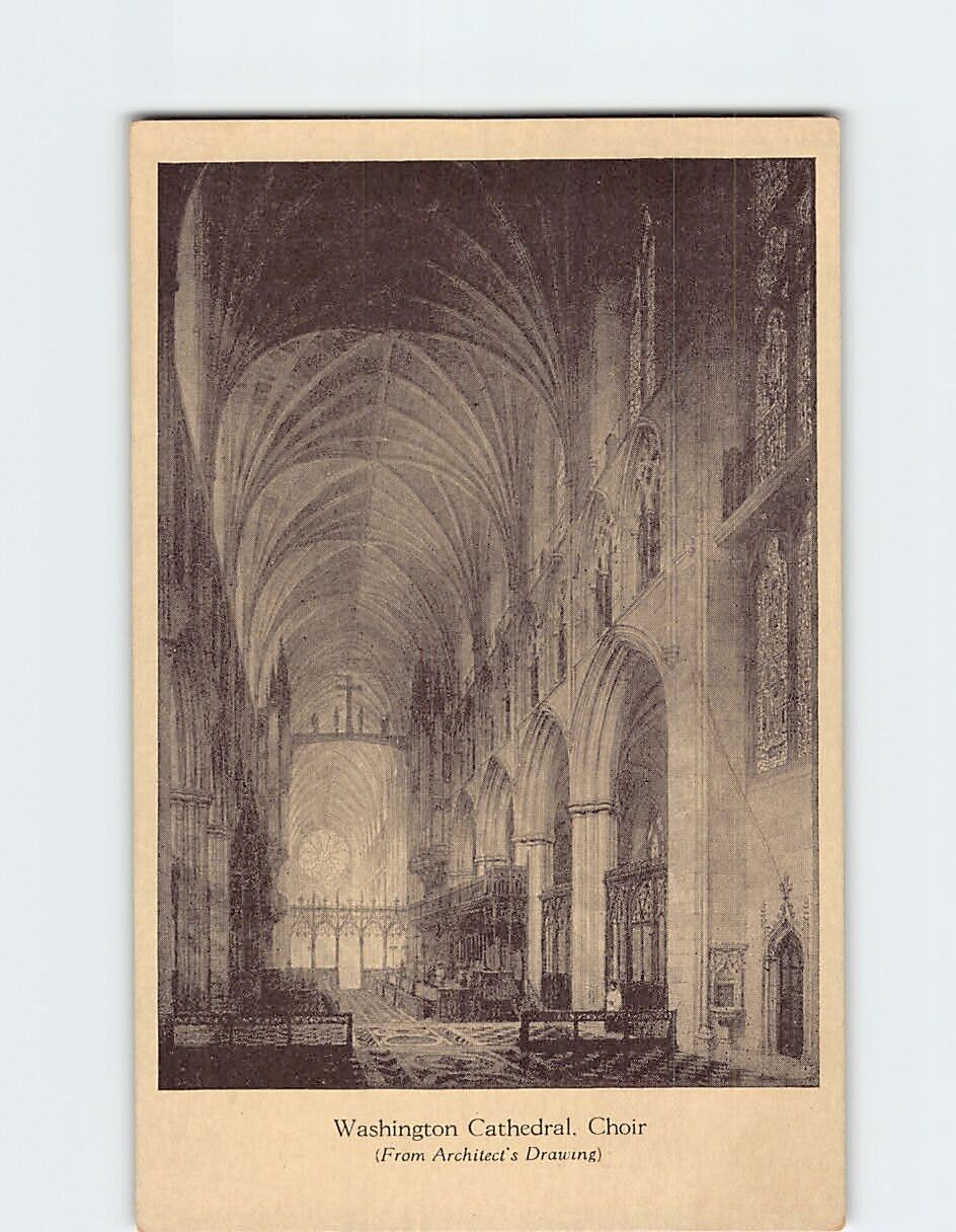 Postcard Choir, Washington Cathedral, Mt. St. Albans, Washington, DC