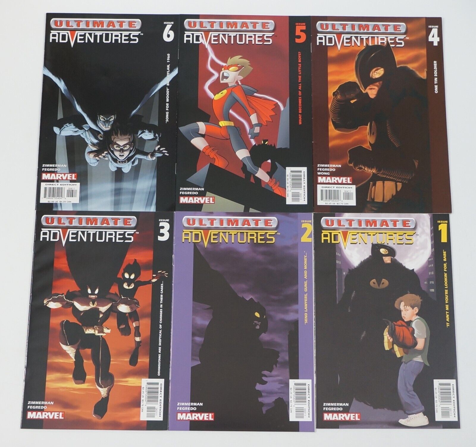 Ultimate Adventures #1-6 VF/NM complete series - Batman homage - Marvel 2 3 4 5