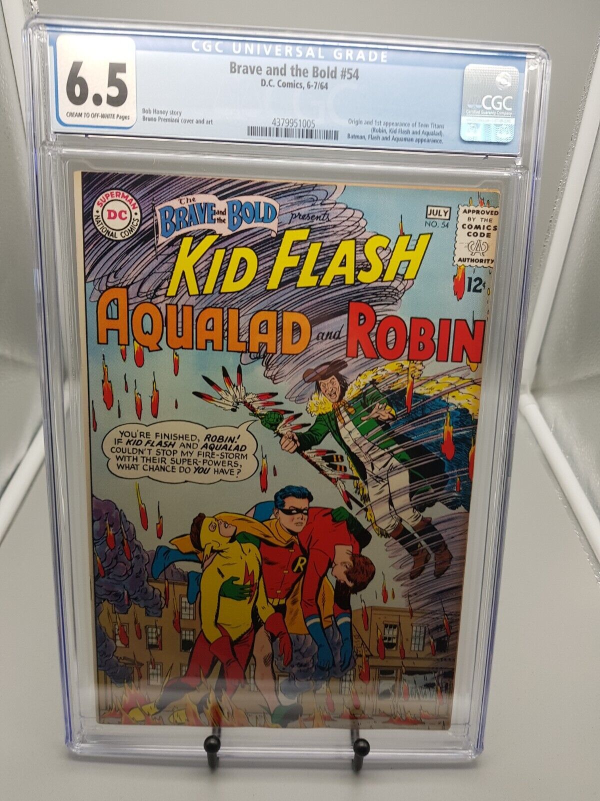 Brave and the Bold #54 CGC 6.5 DC 1964 1st Teen Titans