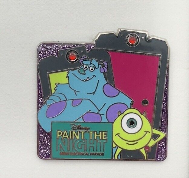 DLR Paint the Night MIKE & SULLEY Reveal/Conceal Mystery Pin 2015 Disney Inc.