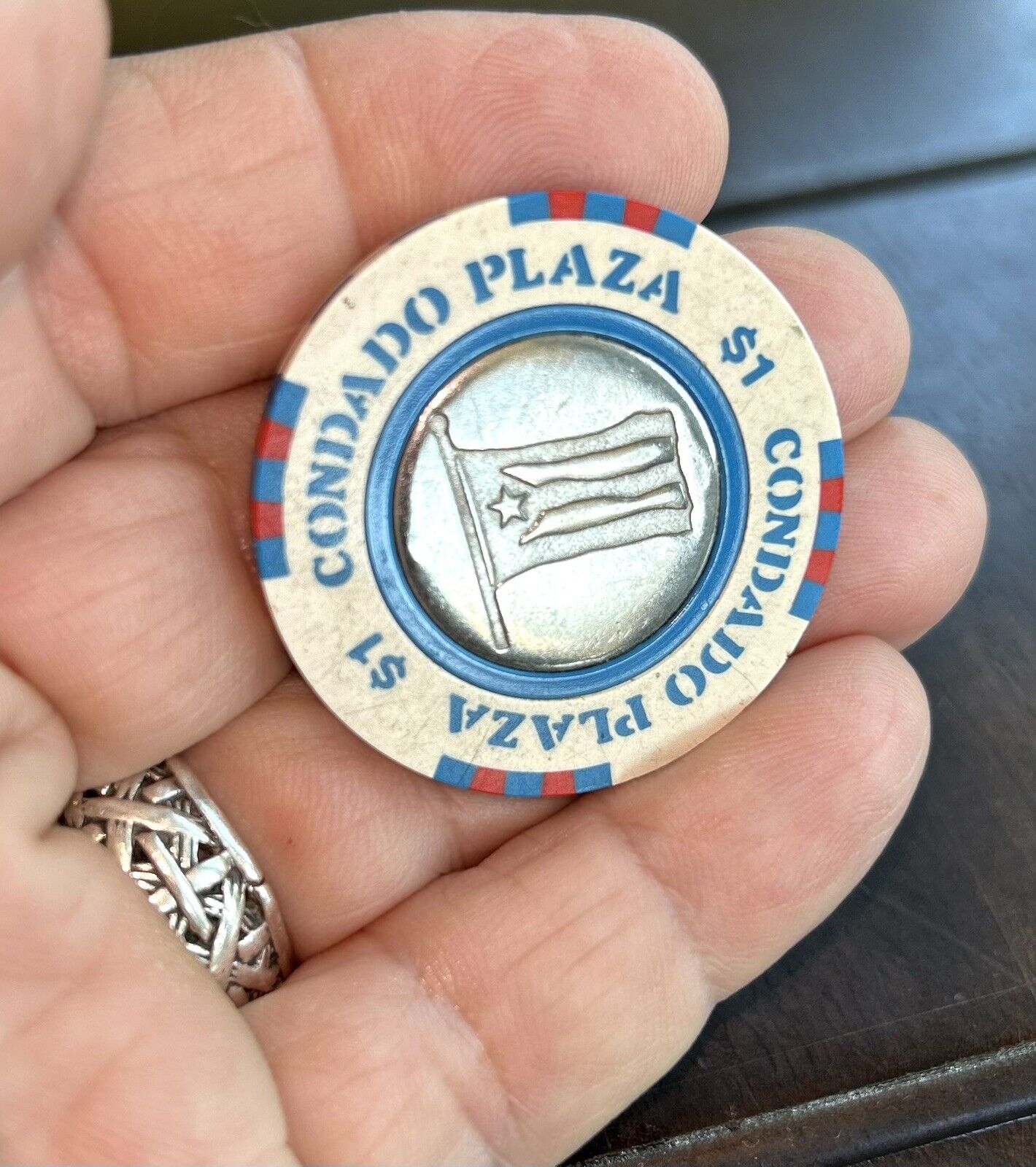 Condado San Juan Puerto Rico $1 Casino Chip