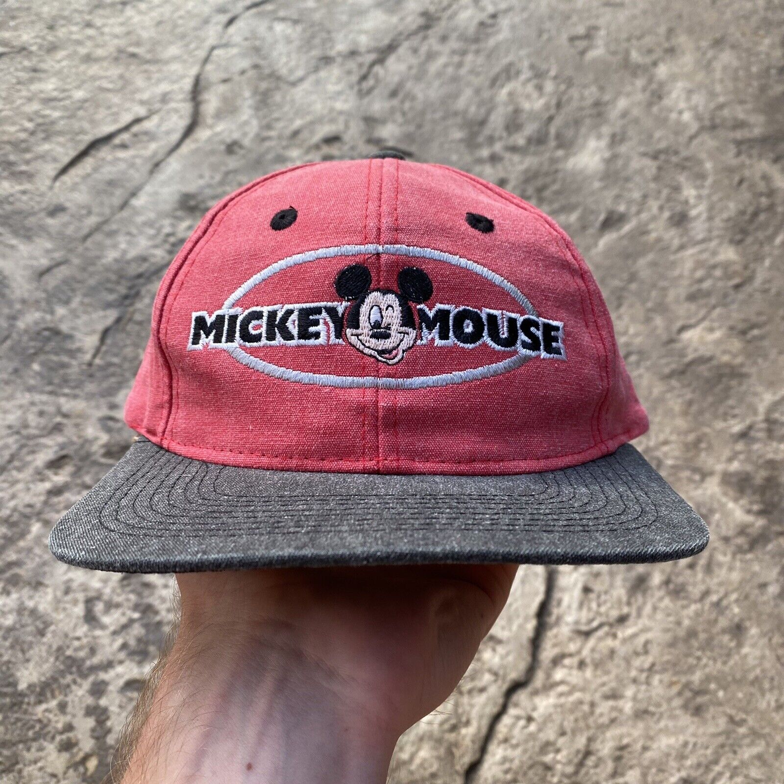 Vintage 90s Mickey Mouse Hat, Adjustable