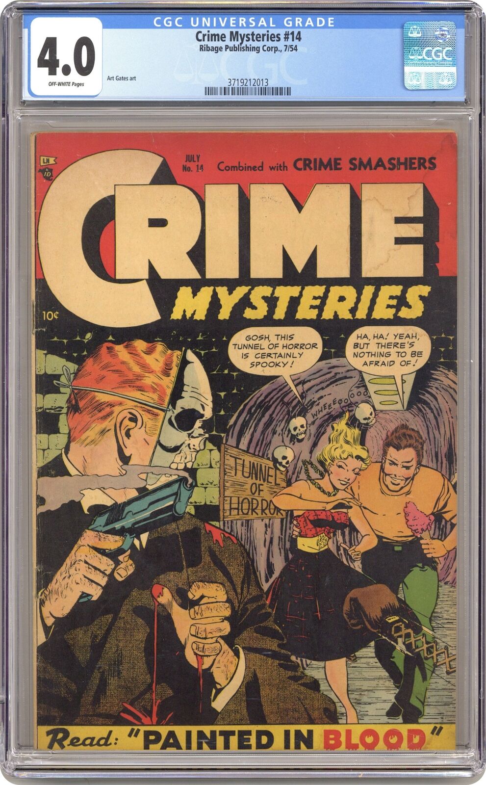 Crime Mysteries #14 CGC 4.0 1954 3719212013