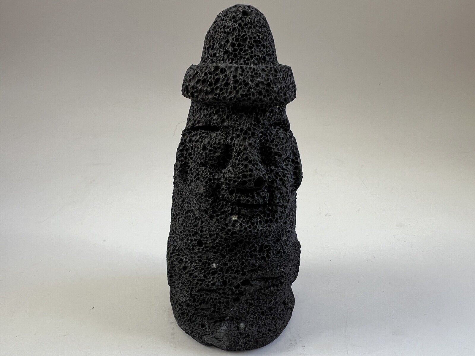 Vintage Tomb Tiki Hawiian Lava Rock Carved God Sculpture Statue Figurine