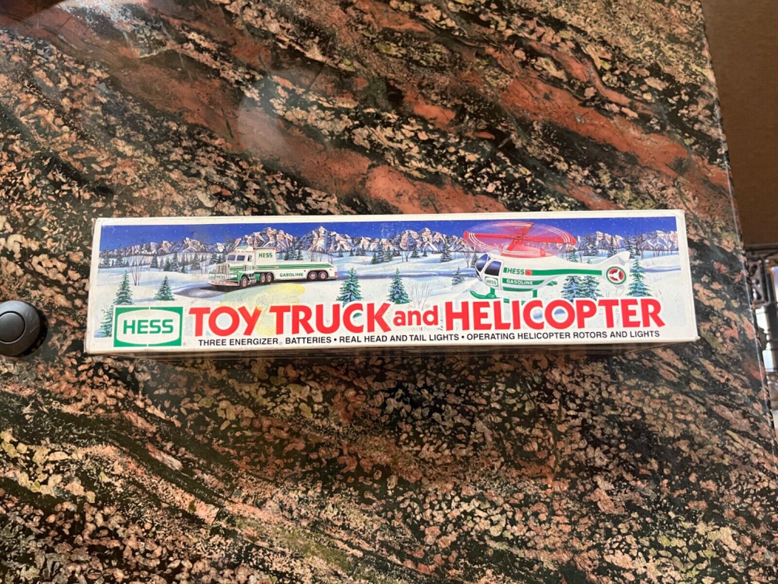 Hess toy tuck and helicopter