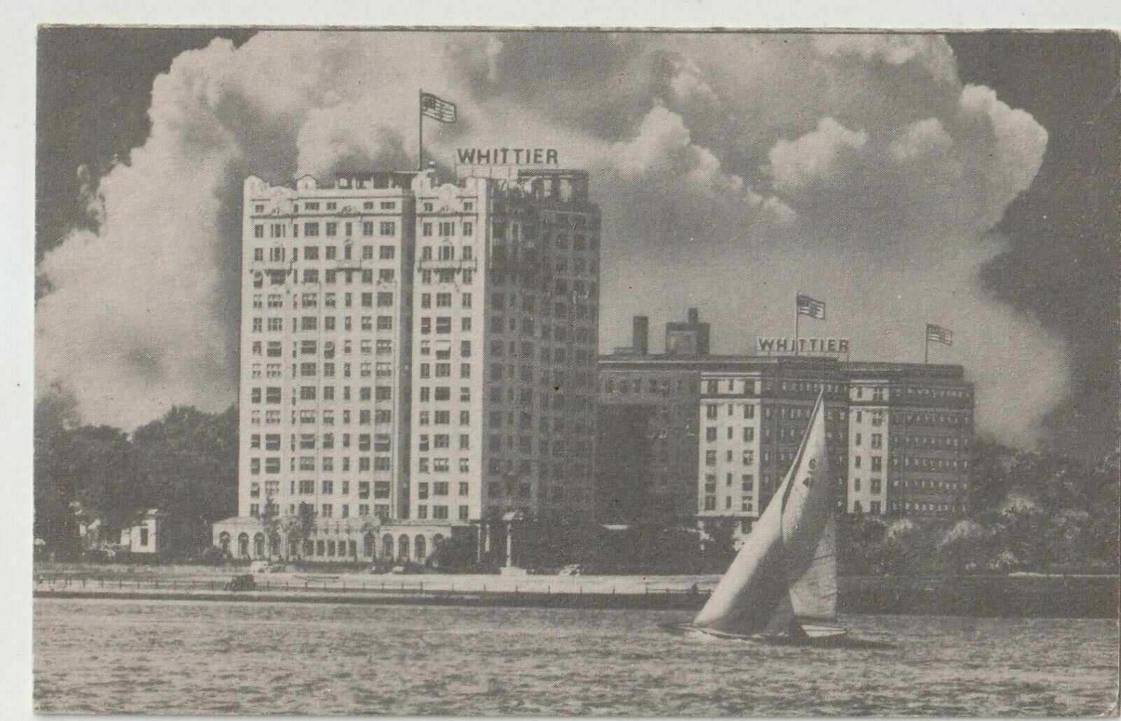 The Whittier Towers Christian Retirement Home, Detroit, Michigan Postcard