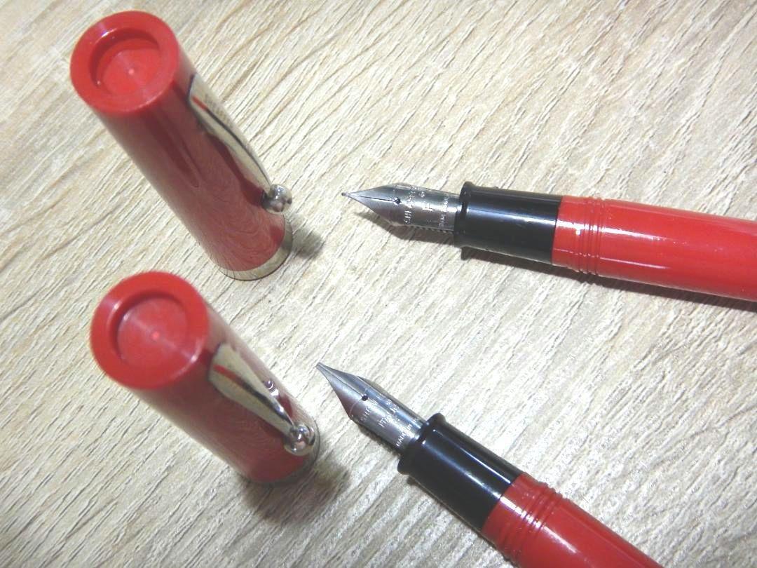 Vintage Shafer Fountain Pens, Non-Nonsense, Set of 2 #8cb076