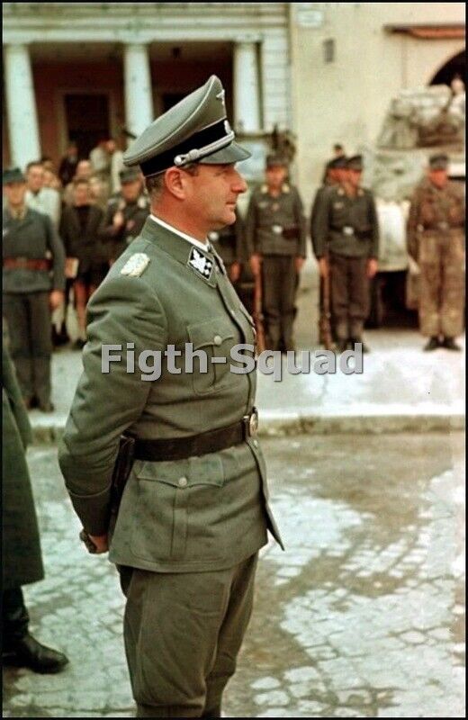WW2 Picture 1944 Photo German General Karl Wolff in Italy 8250
