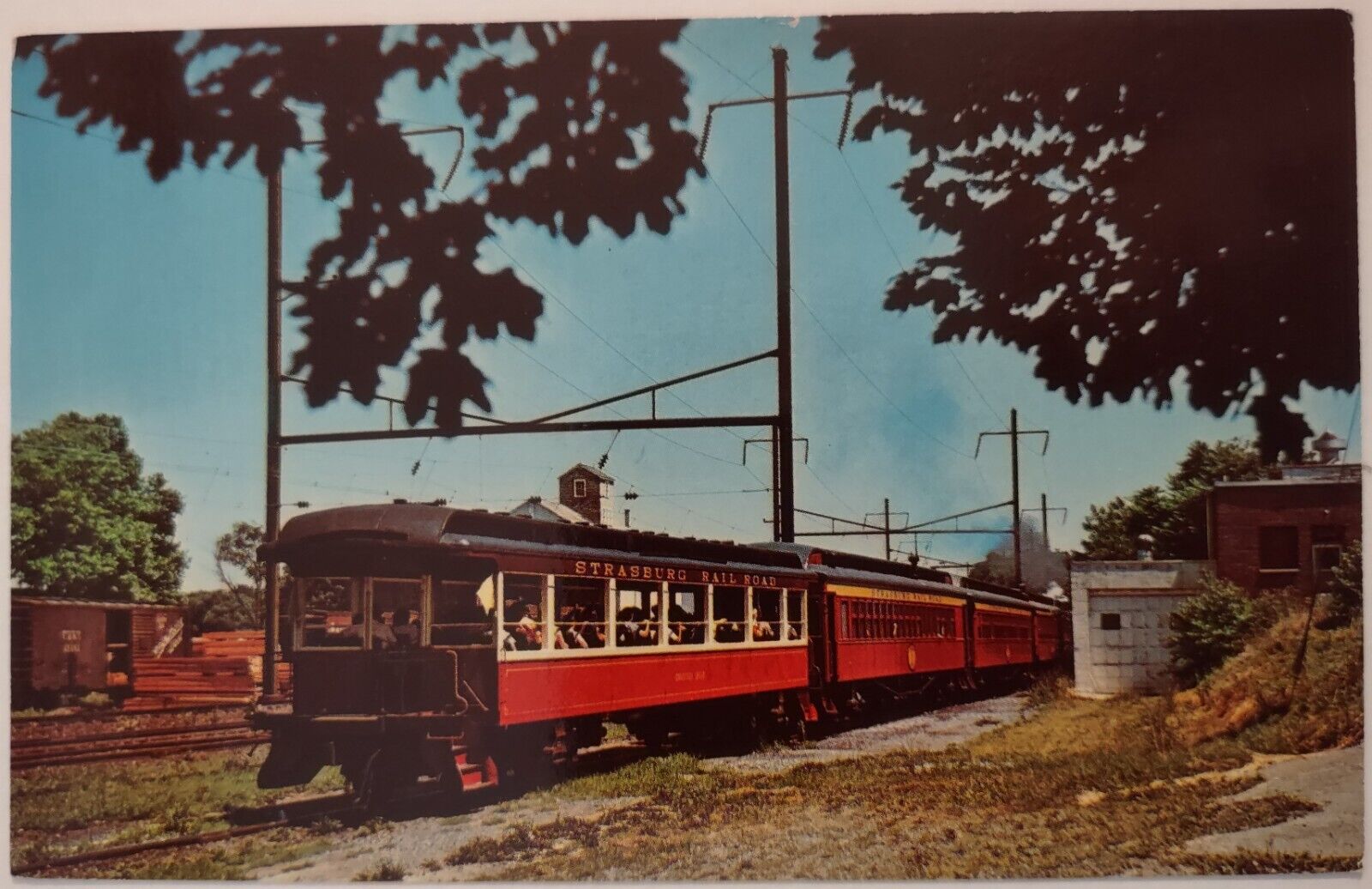 Vintage Postcard Strasburg Rail Road Pennsylvania e  AA23