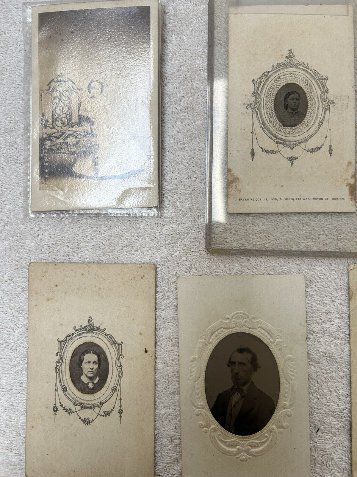 Group lot of 9 ANTIQUE 1800s Photos??