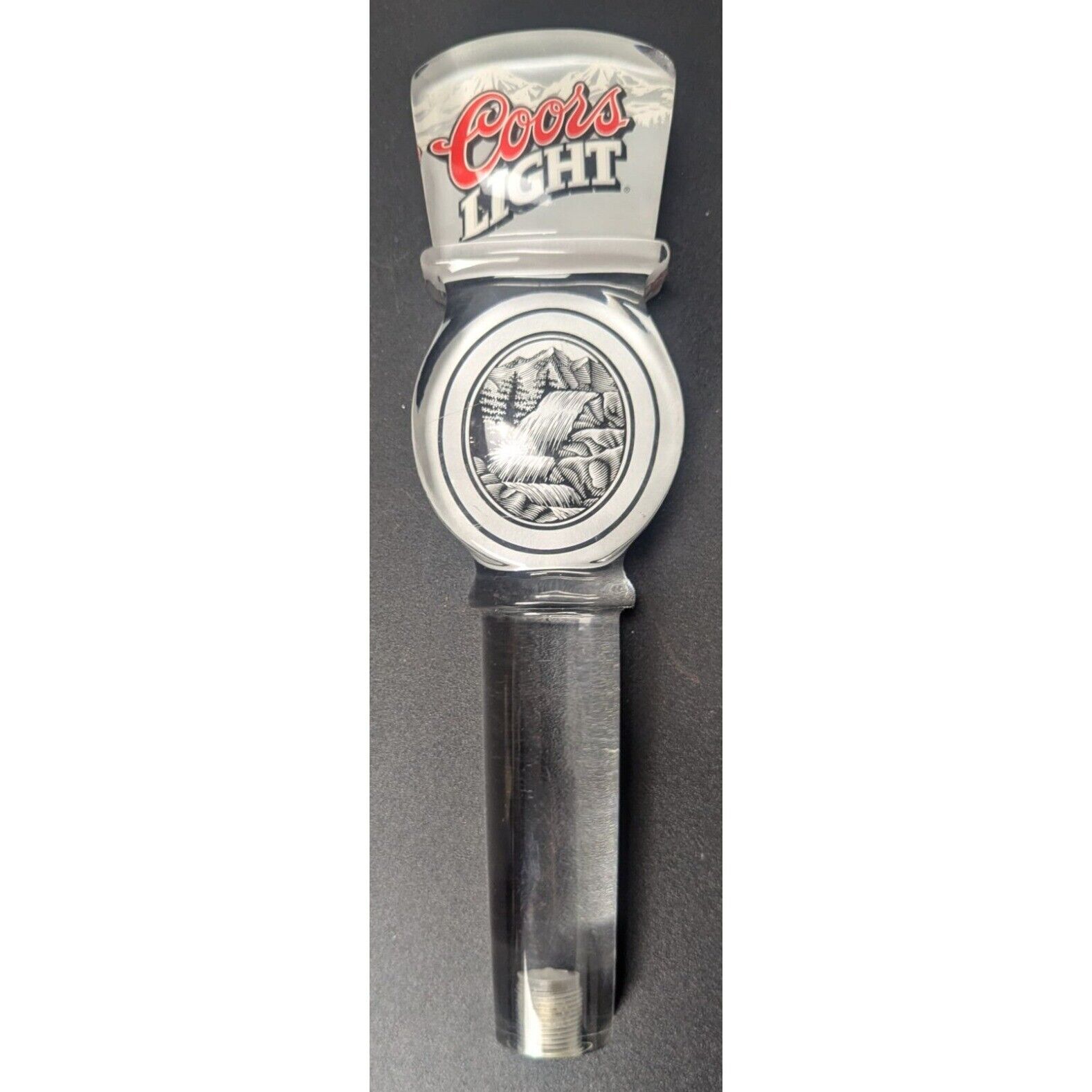 Coors Light BEER Tap Handle Vintage Acrylic Lucite 10\