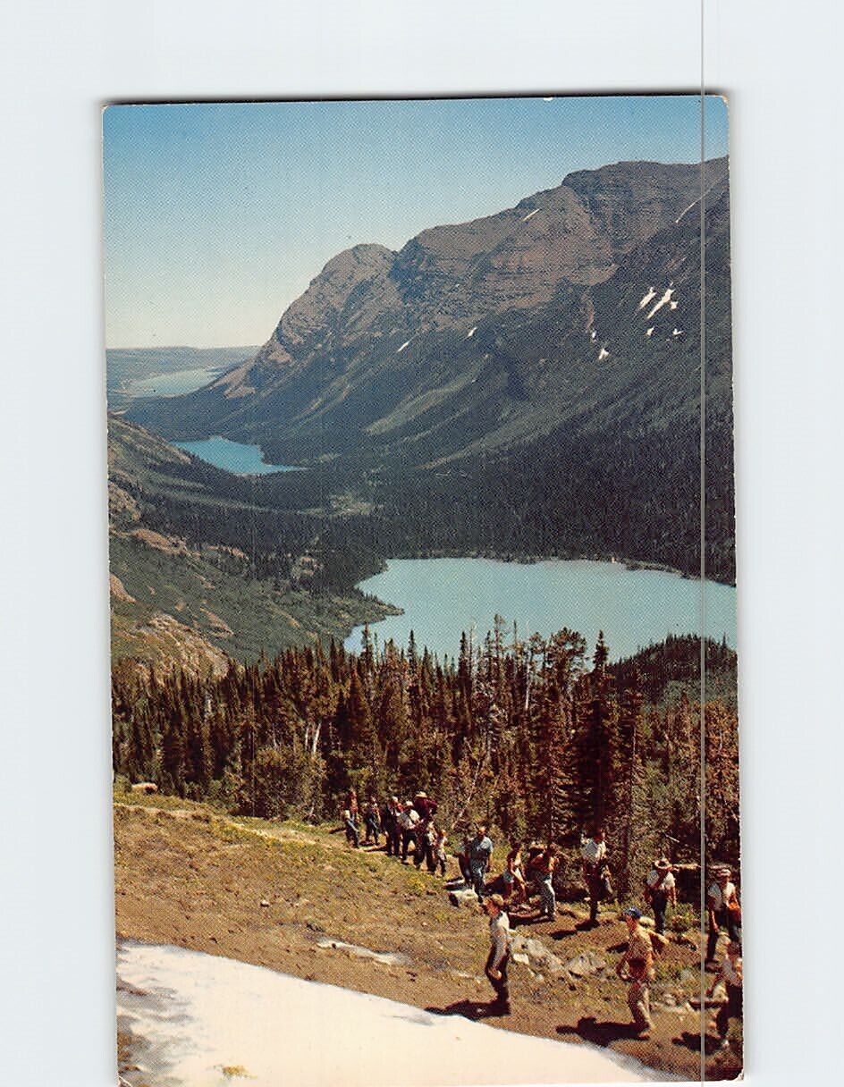 Postcard Grinnell Glacier Trail Montana USA