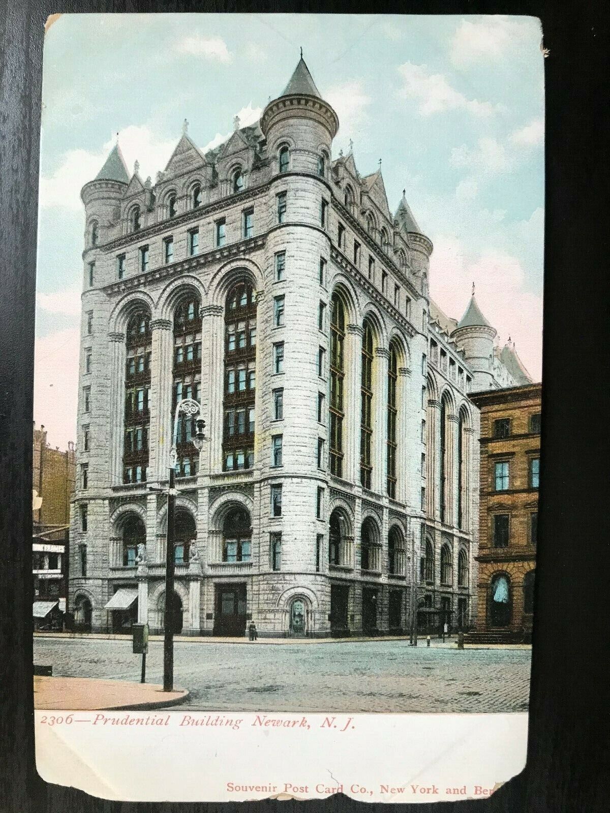 Vintage Postcard 1901-1907 Prudential Building Newark New Jersey