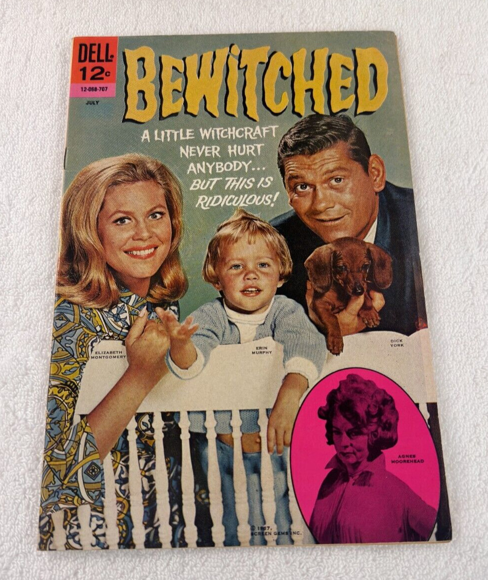 1967 #10 BEWITCHED COMIC BOOK - DELL PUB.   FINE+