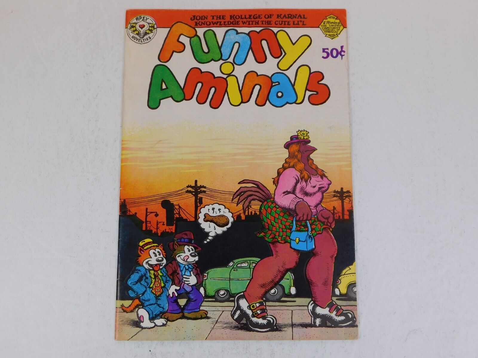 Funny Aminals VF 8.0 Underground Comic - Vintage Unread 1st Print Comix
