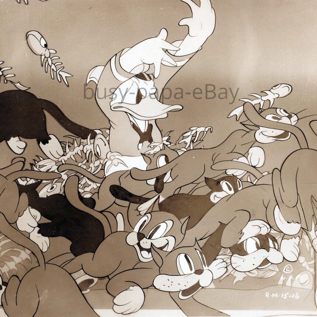 1938 Donald\'s Lucky Day Animated Donald Duck Walt Disney Cartoon Press Photo 13