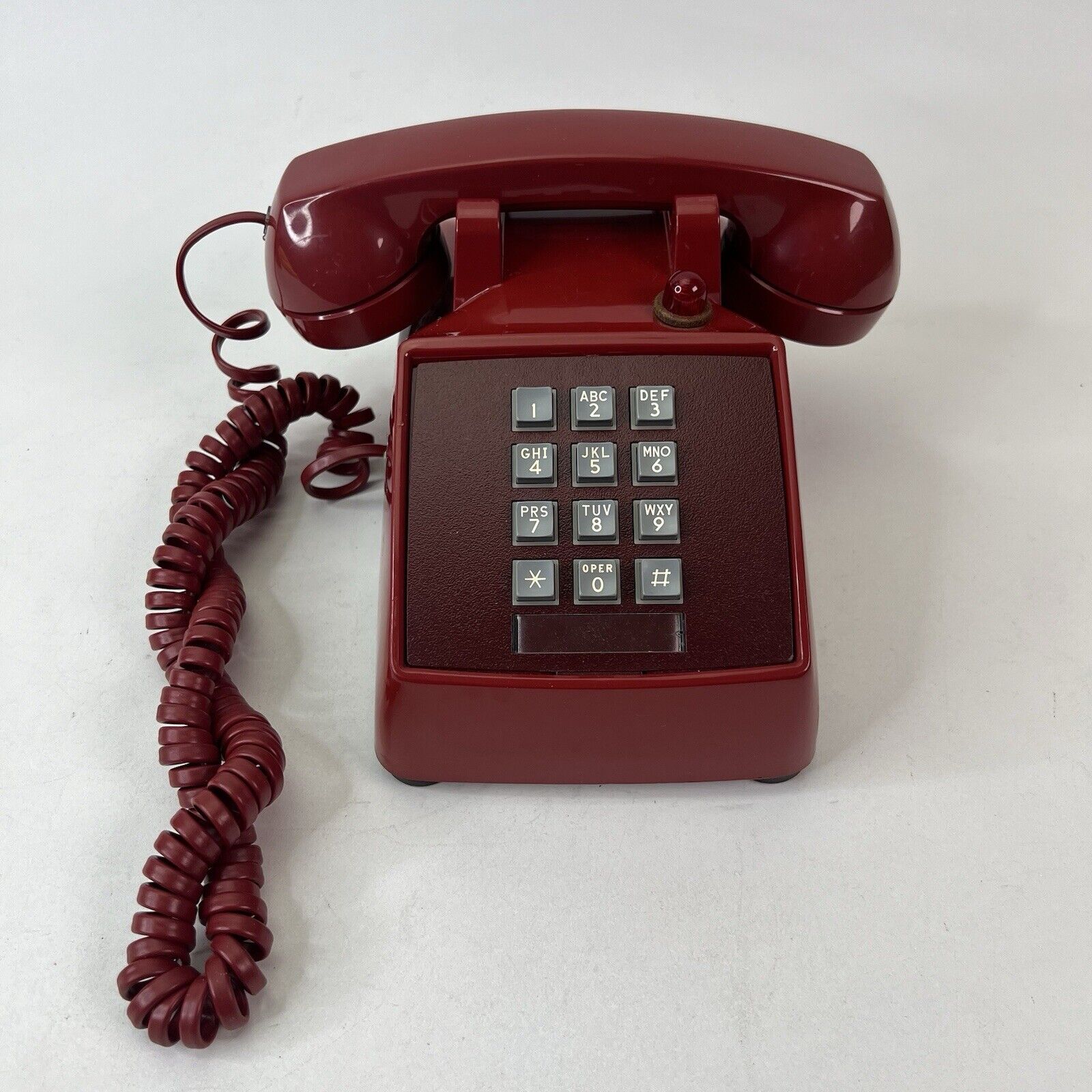 Bell System Western Electric 2500 DMG RED Push Button Telephone