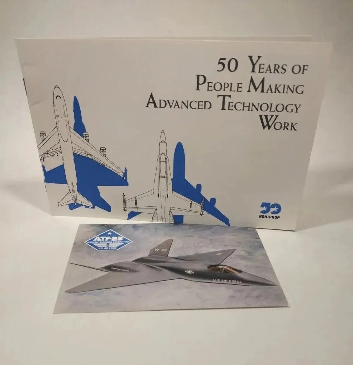 ATF-23 USAF Postcard Northrup McDonnell Douglas 50 Year Program