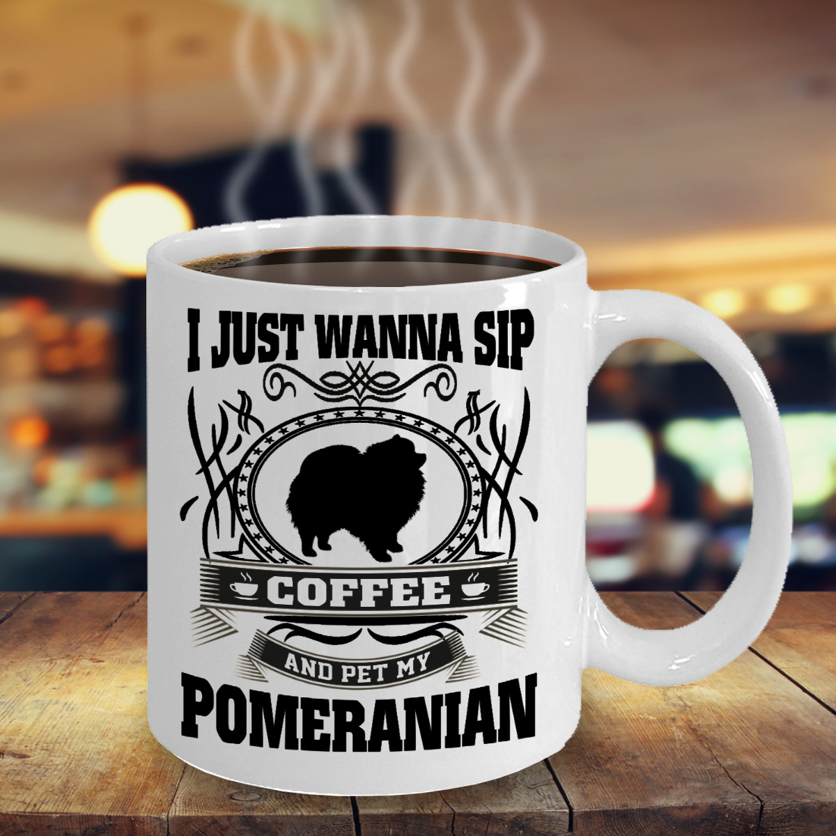 Pomeranian Dog,Pomeranian,Deutscher Spitz;Zwergspitz;Dwarf-Spitz,Cup,Coffee Mugs