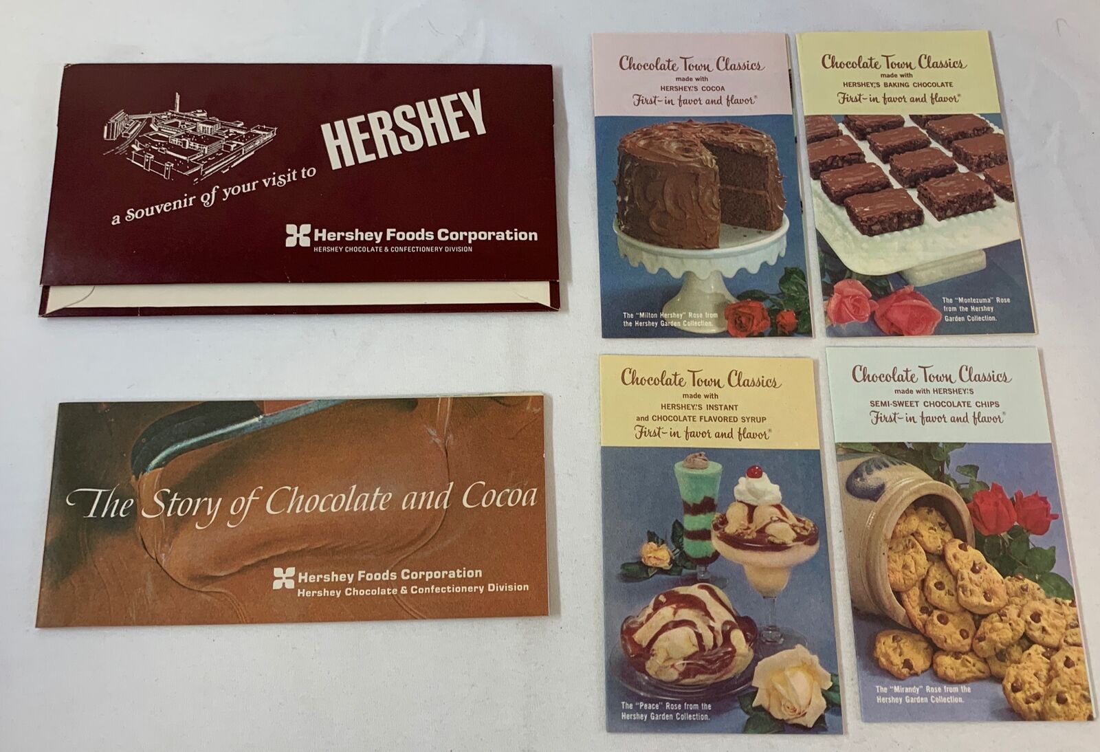 1970s HERSHEY FOODS CHOCOLATE factory tourist souvenir packet