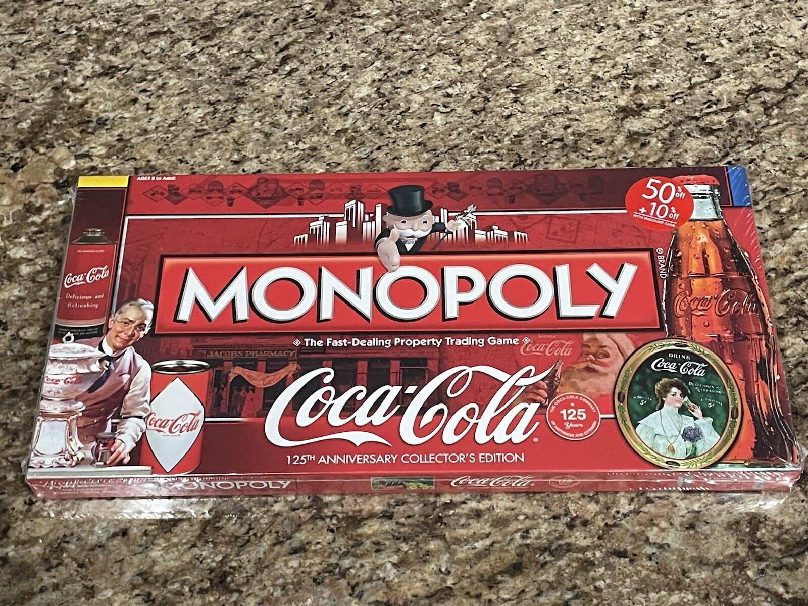Monopoly Coca-Cola 125th Anniversary Collector\'s Edition Brand New SEALED