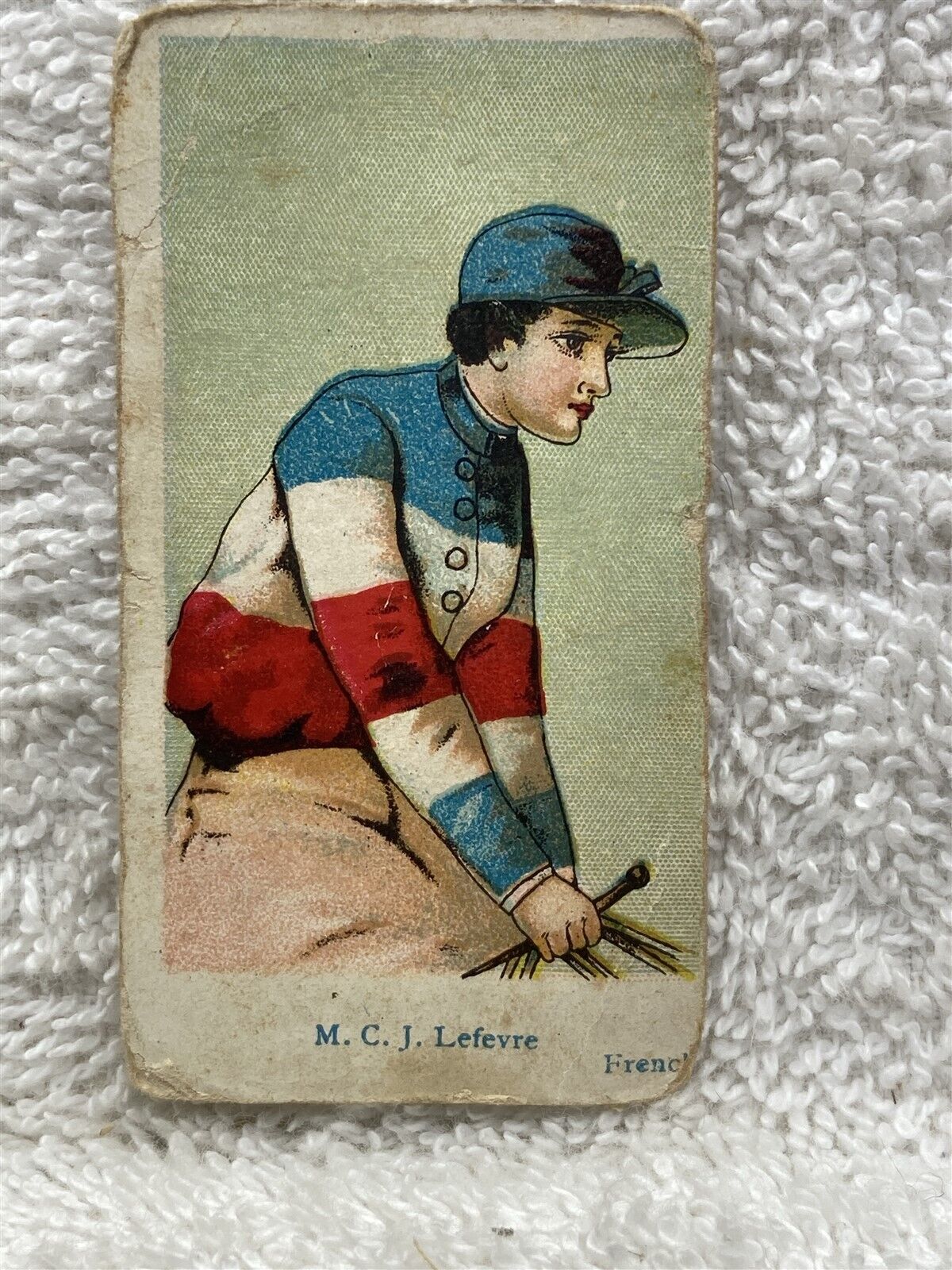 1912 American Caramel Jockeys Tobacco Cards M.C.J. Lefevre Women Horse  Vtg