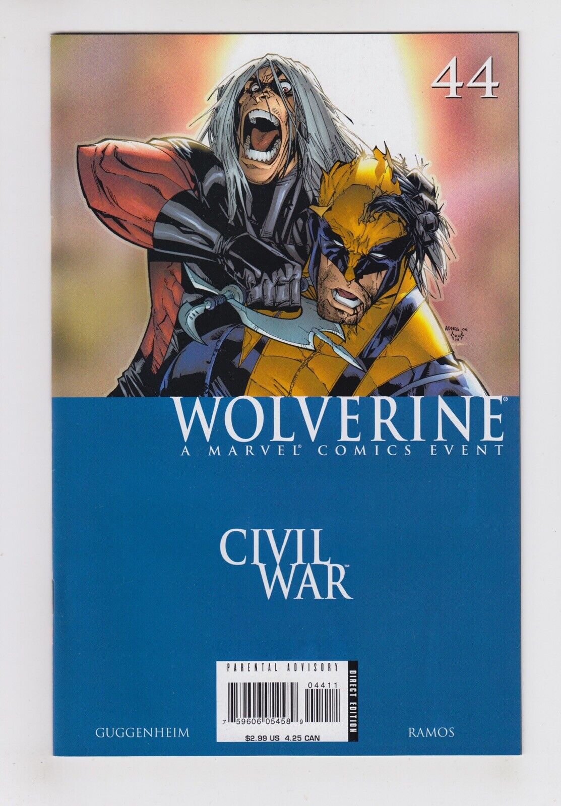 Wolverine 44 9.0 2003 2nd Ongoing Deadpool Movie Marvel Knights Combine Ship