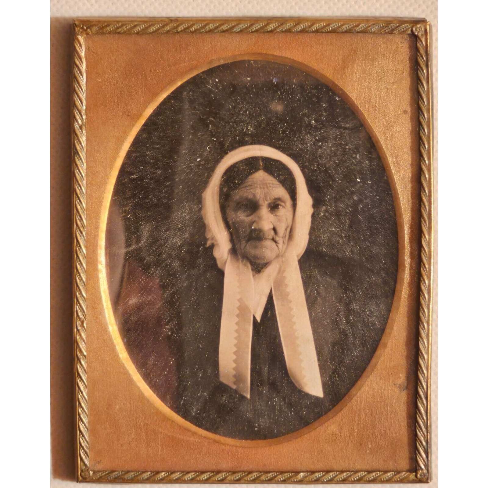 1/4th Plate Daguerreotype Of An Elderly Woman