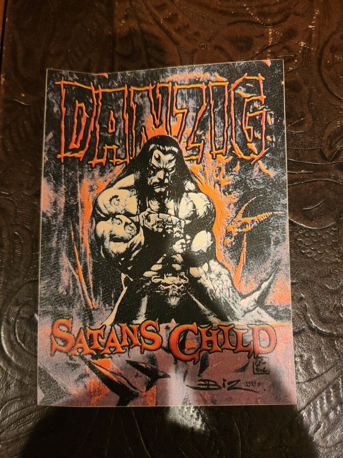 Danzig Satan\'s Child promo STICKER Record Store Only 