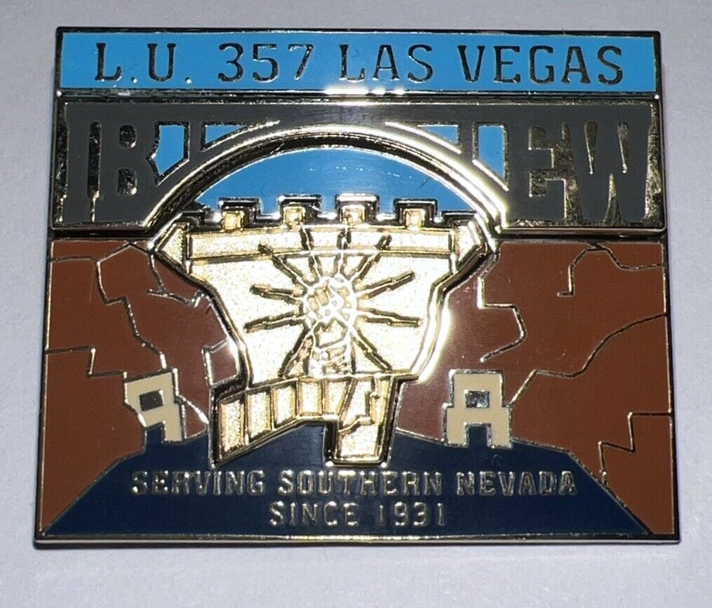 IBEW LAPEL HAT PIN LOCAL 357 Las Vegas Serving Southern Nevada Since 1931