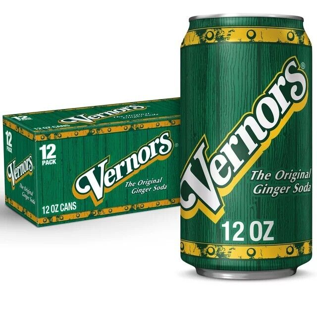 12oz 12pk Vernors Soda Cans Ginger Soda Pop Michigan beverage Detroit  