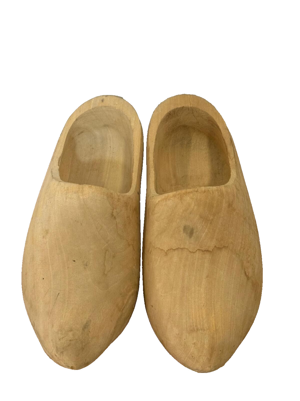 Vintage Wooden Sculpture carved Handmade Shape Shoes