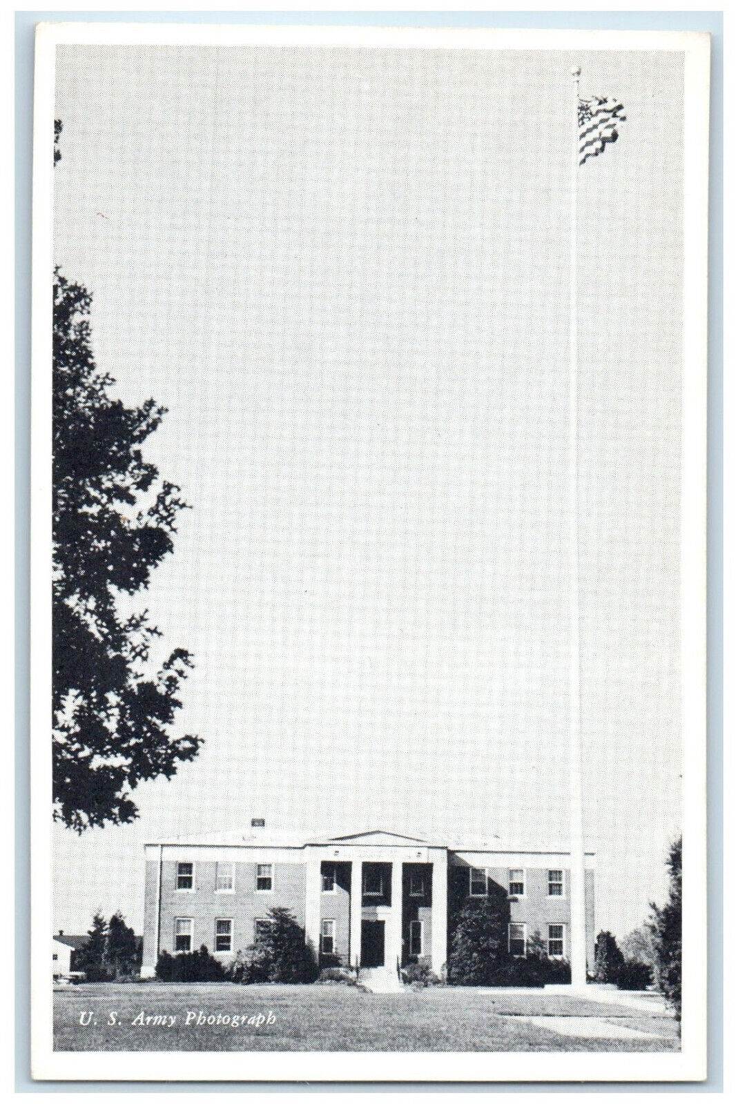 c1950\'s Headquarters Building Fort Dix New Jersey NJ Vintage Postcard
