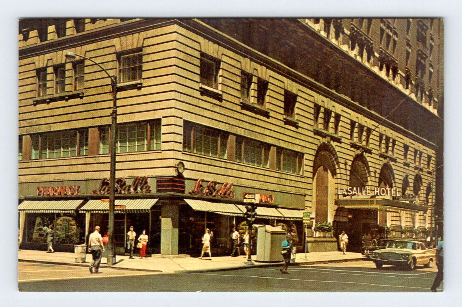 La Salle Hotel Chicago Illinois Unused Vintage Postcard OLP10
