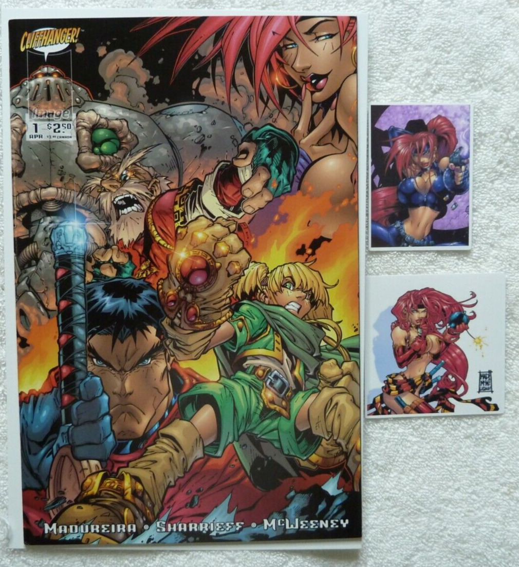 Image Comics: Battle Chasers #1, NM- with two free custom stickers