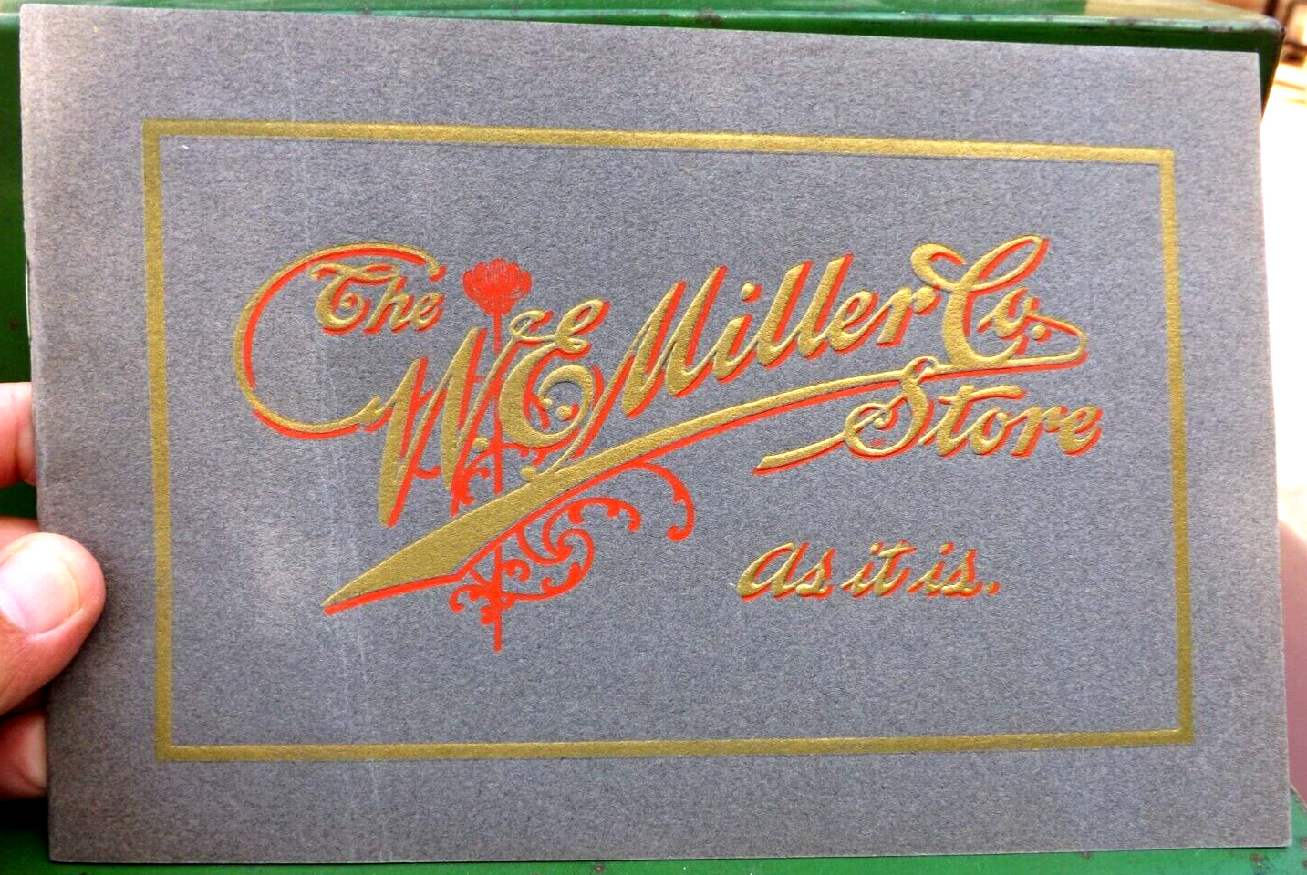 VINTAGE 1902 W.E. MILLER STORE WINCHESTER INDIANA DRY GOODS PROMO BOOKLET PHOTOS