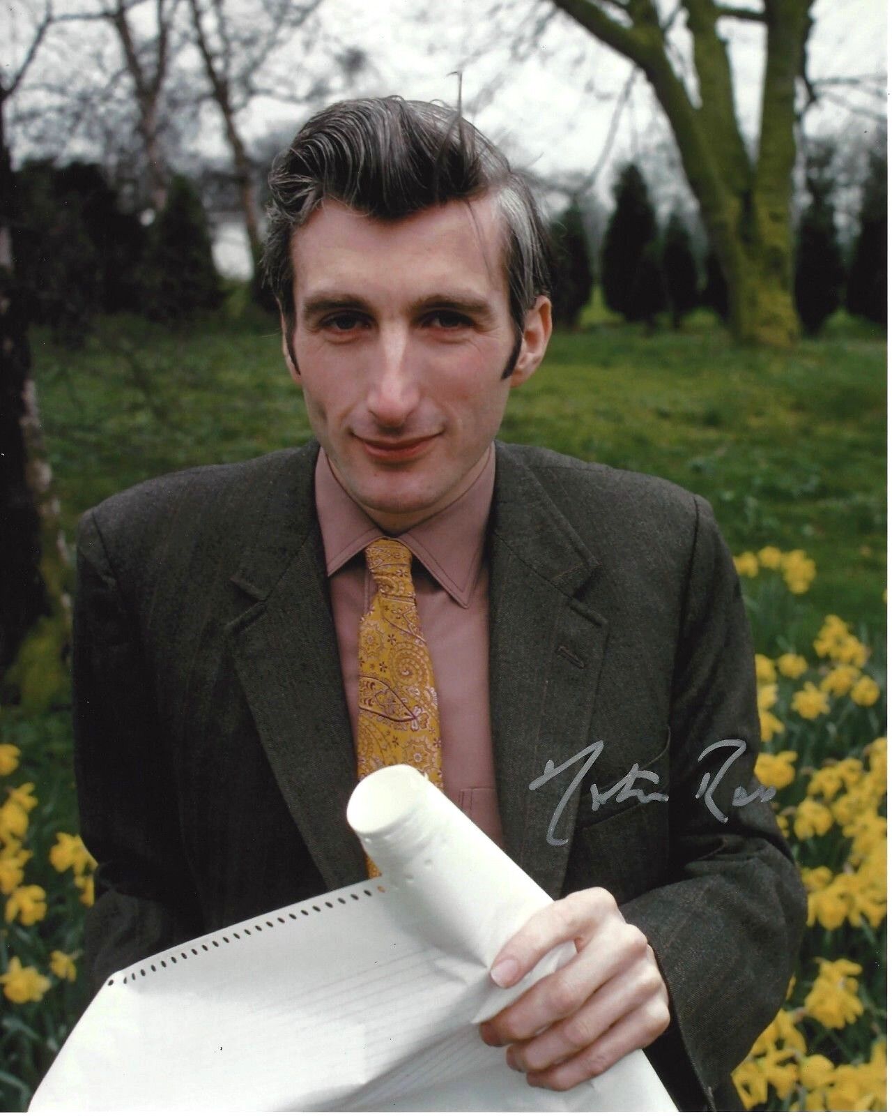 COSMOLOGIST LORD MARTIN REES SIGNED 8x10 PHOTO COA ASTROPHYSICIST OUR FINAL HOUR
