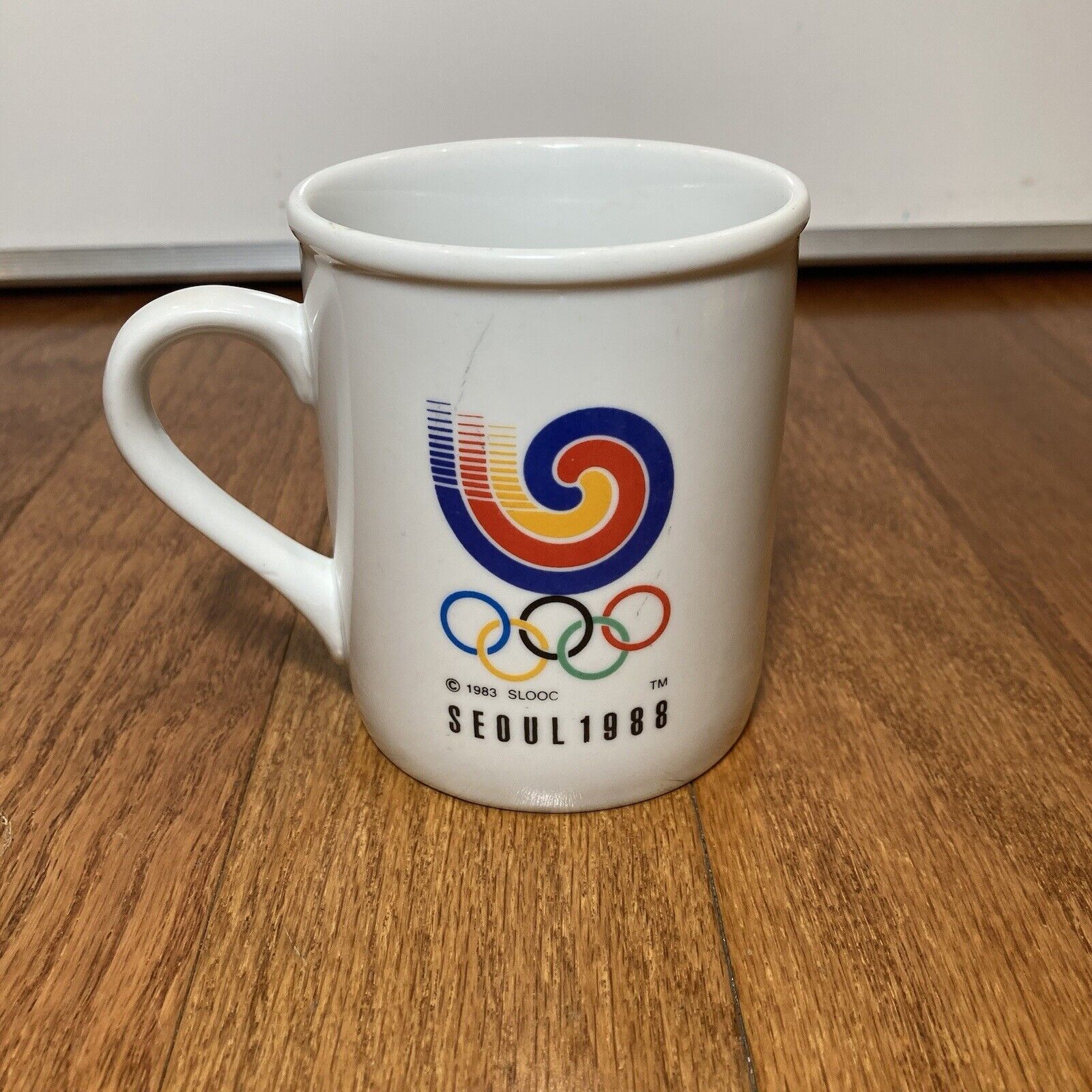VINTAGE 1988 SEOUL KOREA OLYMPICS MUG HODORI TIGER | HTF RARE