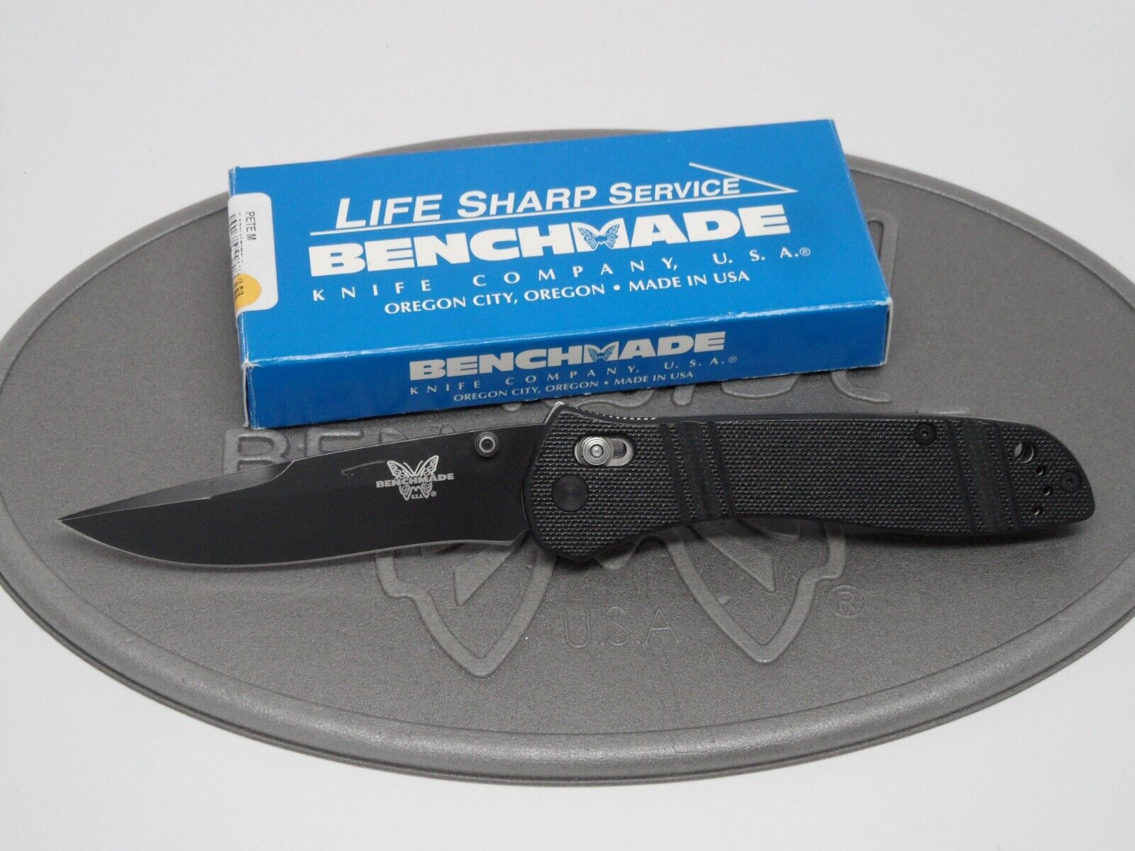 Vintage Benchmade 710BT McHenry & Williams Axis ATS-34 Black G10 Folding Knife