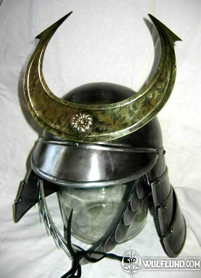18GA Medieval SAMURAI HELMET Knight Larp Helmet Replica Helmet With Liner TM058