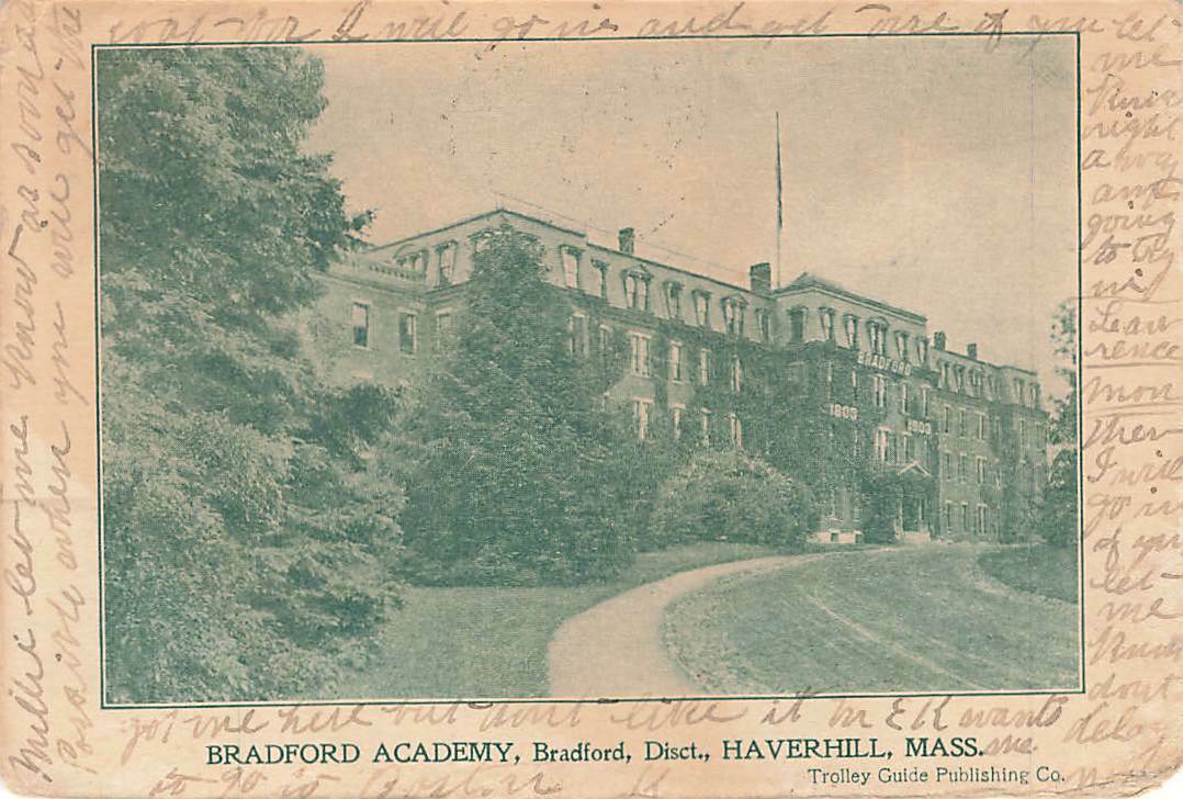 c1905 Bradford Academy Antique  Haverhill MA P135