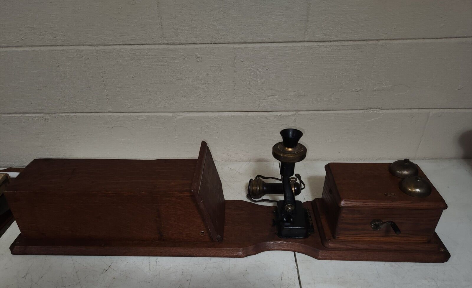 Antique STROMBERG-CARLSON  Oak Wall Mount Telephone