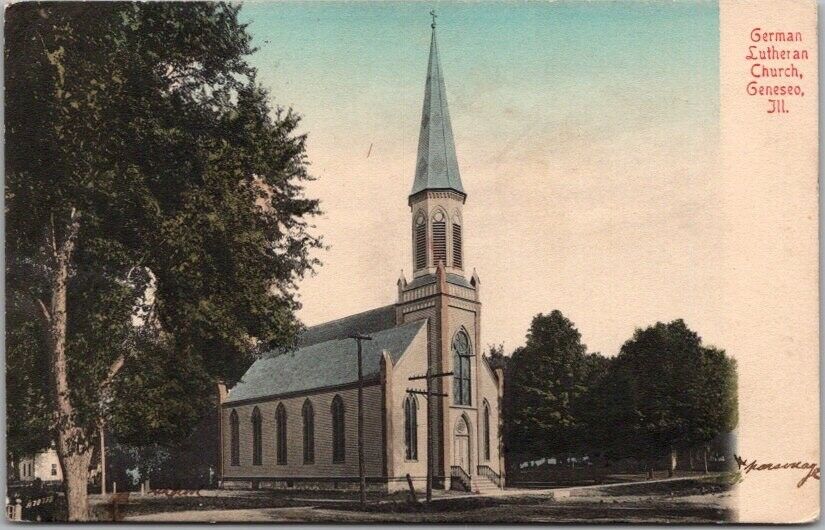 1908 GENESEO, Illinois Postcard \