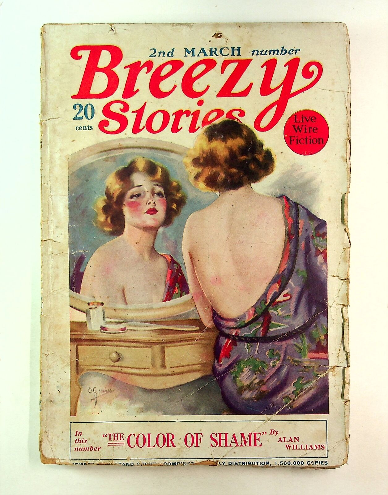 Breezy Stories and Young's Magazine Pulp Mar 15 1925 Vol. 21 #3 FR