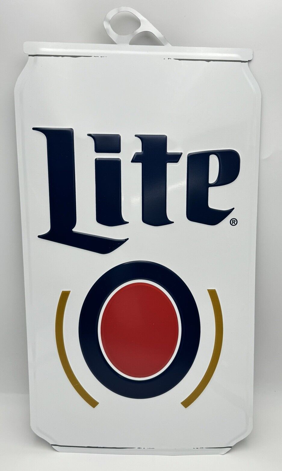 Lite Beer Metal Sign Large White Miller Lite Beer Can 24\