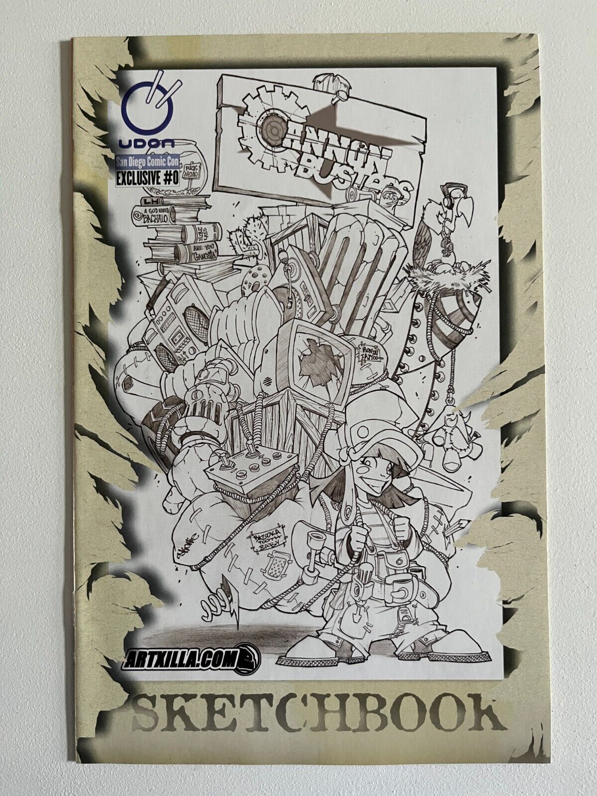 Cannon Busters 0 * Skottie Young * SDCC Exclusive 2004 Udon flipbook